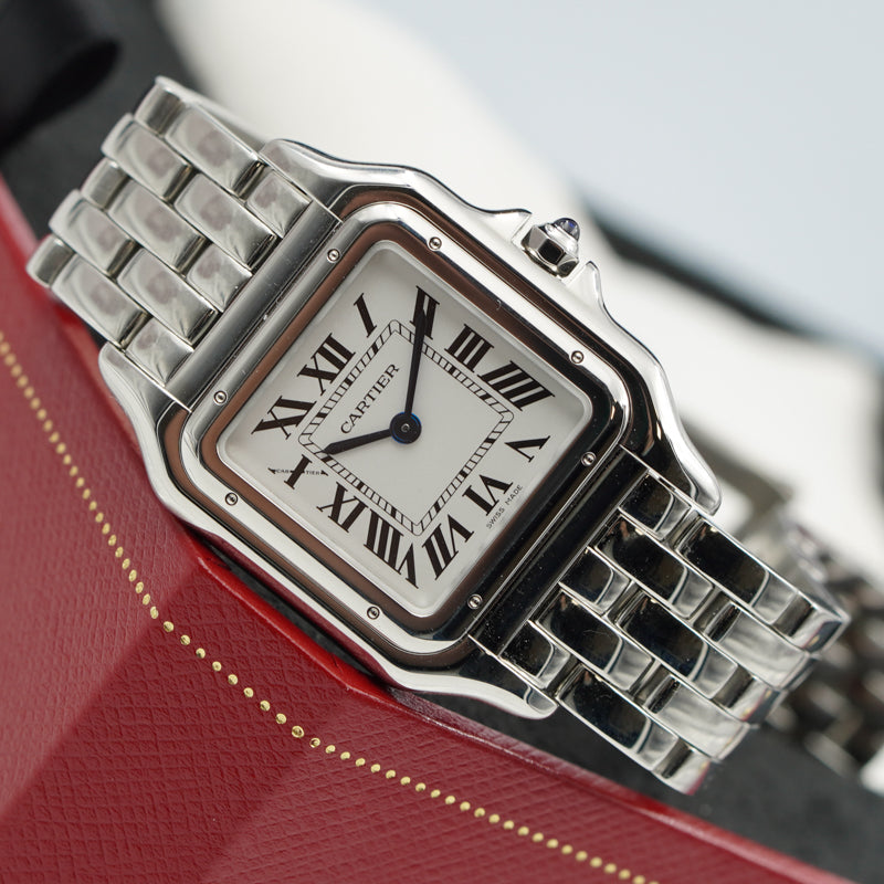 SOLD - 1/23/24 - Cartier Panthere de Cartier Stainless Steel Quartz 2023 B&P WSPN0007