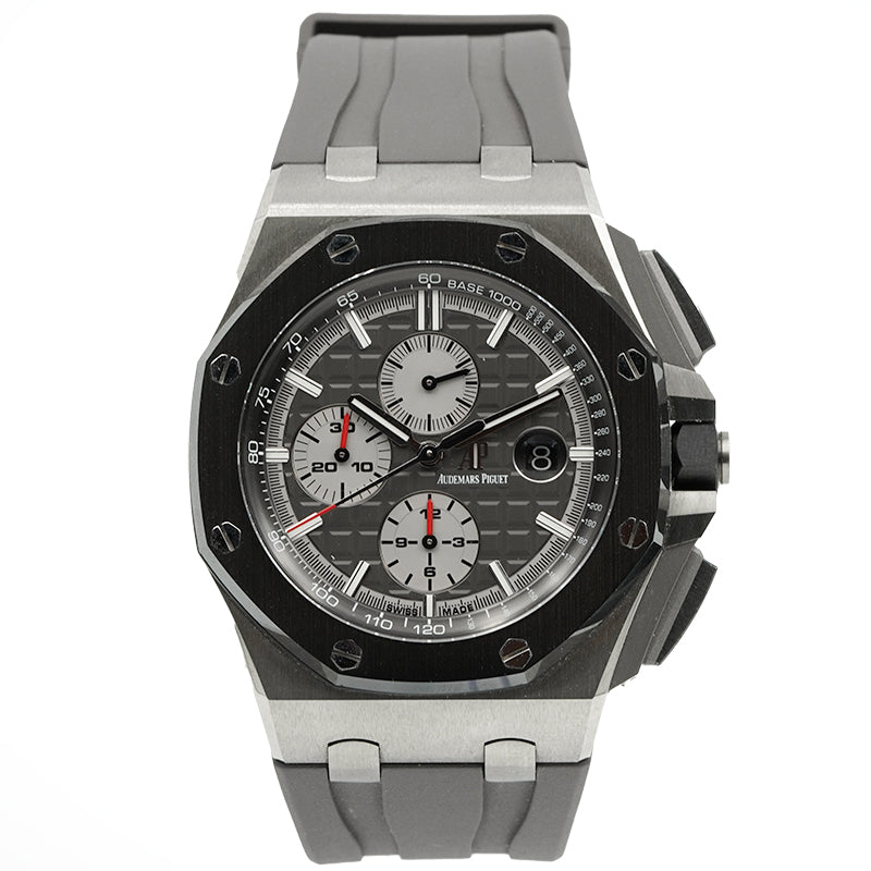 SOLD - 5/2/24 - Audemars Piguet 44mm Royal Oak Offshore 26400IO.OO.A004CA.01 B&P Chronograph