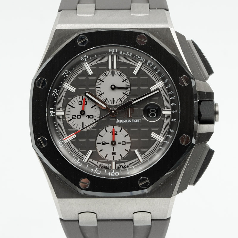 SOLD - 5/2/24 - Audemars Piguet 44mm Royal Oak Offshore 26400IO.OO.A004CA.01 B&P Chronograph