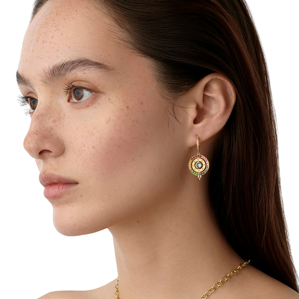 Temple St. Clair 18k Triple Orbit Rainbow Earrings - E16474-3ORBIT