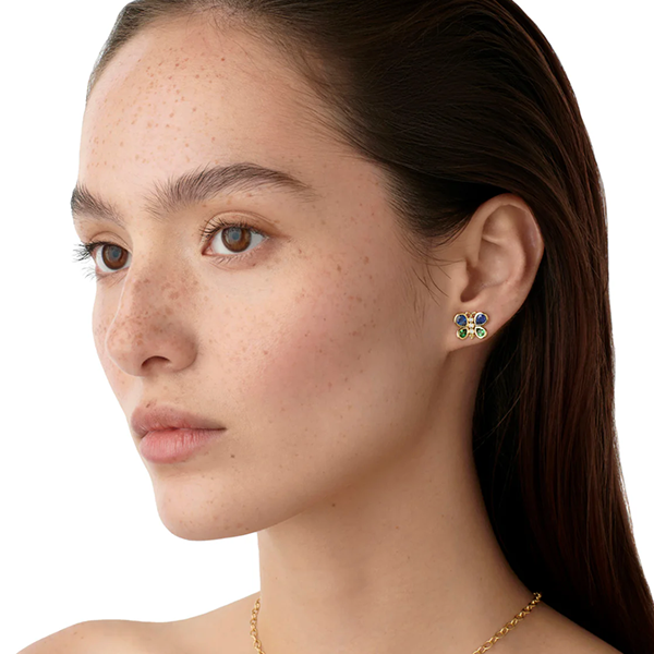 Temple St. Clair 18k Precious Butterfly Post Earrings - E31623-BSTGBFLY