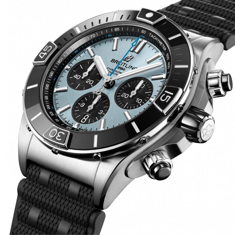 Breitling Chronomat B01 Chronograph 44 Steel on Rubber -  PB0136251C1S1