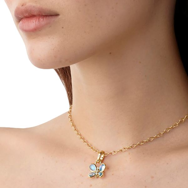 Temple St. Clair 18k Luna Butterfly Pendant - P31428-BMBFLY