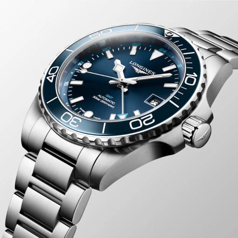 Longines Hydroconquest Blue Dial GMT 41mm - L3.790.4.96.6