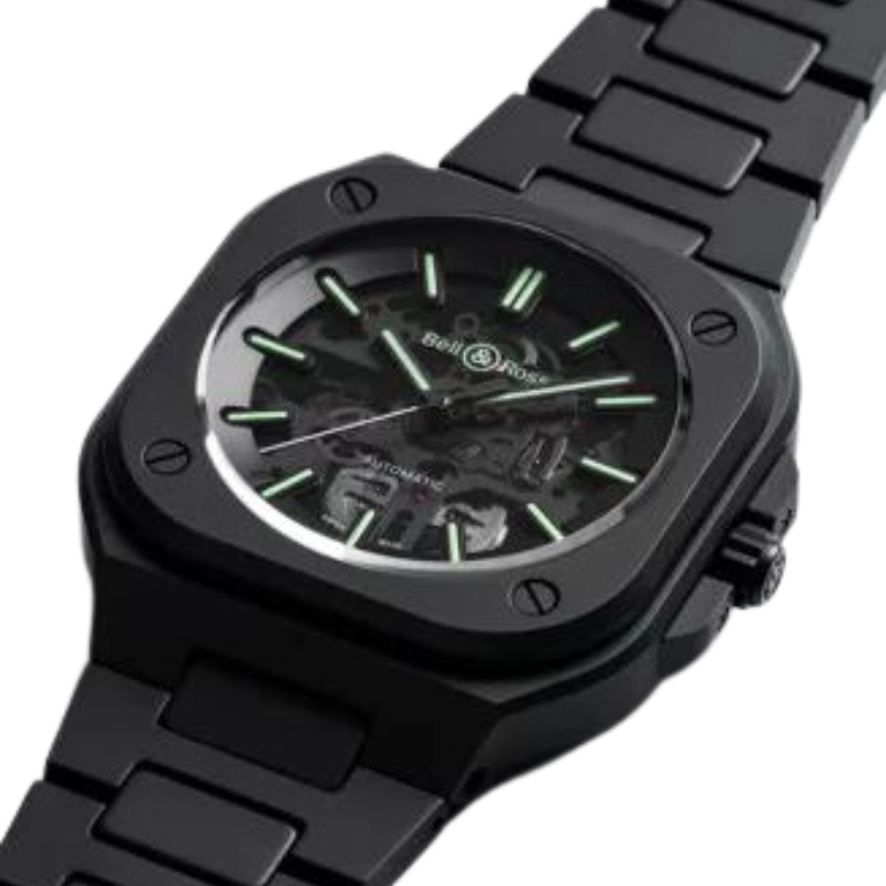 Bell & Ross BR 05 Skeleton Black Lum Ceramic - BR05-BLM-SKCE/SCE