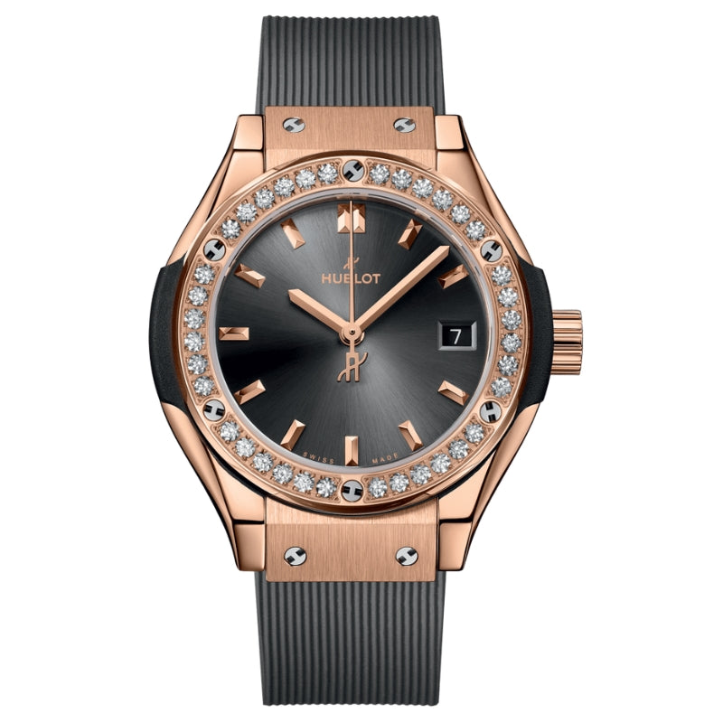 Hublot Classic Fusion Racing Grey King Gold 29mm Diamonds - 591.OX.7080.RX.1204