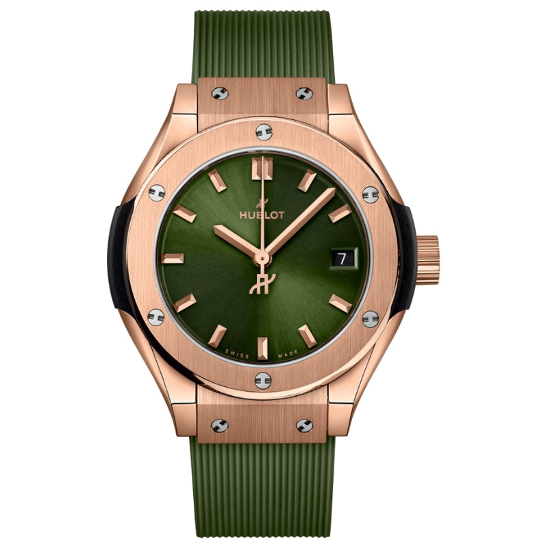 Hublot Classic Fusion King Gold Green 29mm - 591.OX.8980.RX