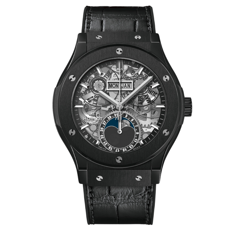 Hublot Classic Fusion Aerofusion Moonphase Black Magic -  547.CX.0170.LR