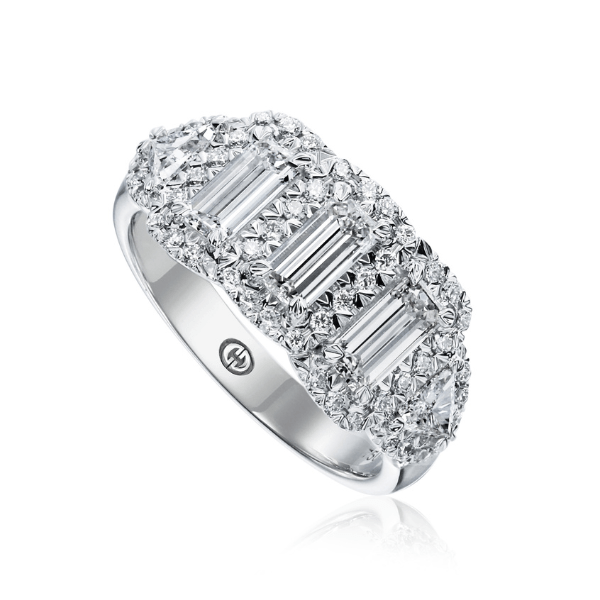 Christopher Designs 14K White Gold L'Amour Diamond Anniversary Band - L256-040