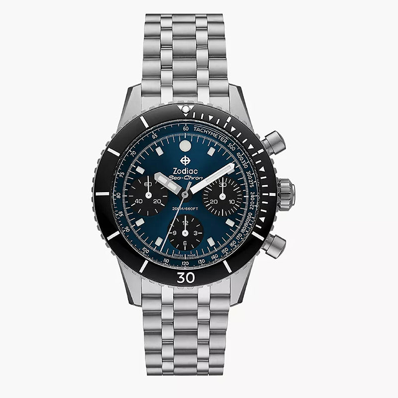 Zodiac Sea-Chron Automatic Stainless Steel Watch - ZO3605
