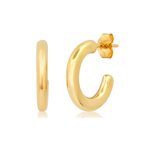 Eriness 14K Yellow Gold Mini Gold Party Hoop Earrings - SBE118-YG