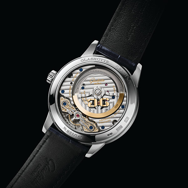 Glashutte Original PanoMaticCalendar in the Blue of Dawn Limited Edition - 1-92-11-01-03-61