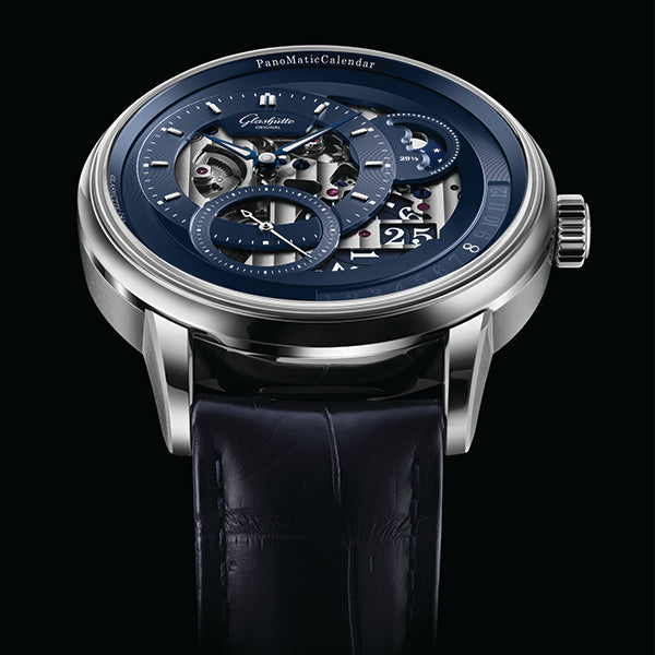 Glashutte Original PanoMaticCalendar in the Blue of Dawn Limited Edition - 1-92-11-01-03-61