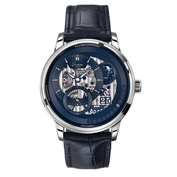 Glashutte Original PanoMaticCalendar in the Blue of Dawn Limited Edition - 1-92-11-01-03-61