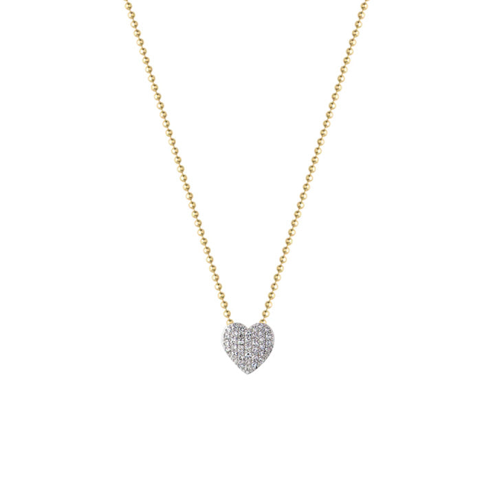 Phillips House 14K Yellow Gold Micro Infinity Heart Necklace - N1764DY