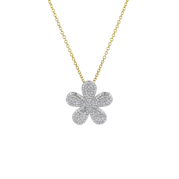 Phillips House 14K Yellow Gold Forget-Me-Not XL Flower Necklace - N2603DY