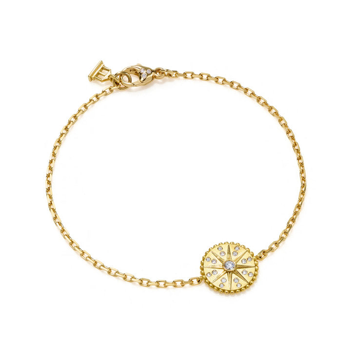 Temple St. Clair 18K Orbit Star Bracelet - B31839-STAR