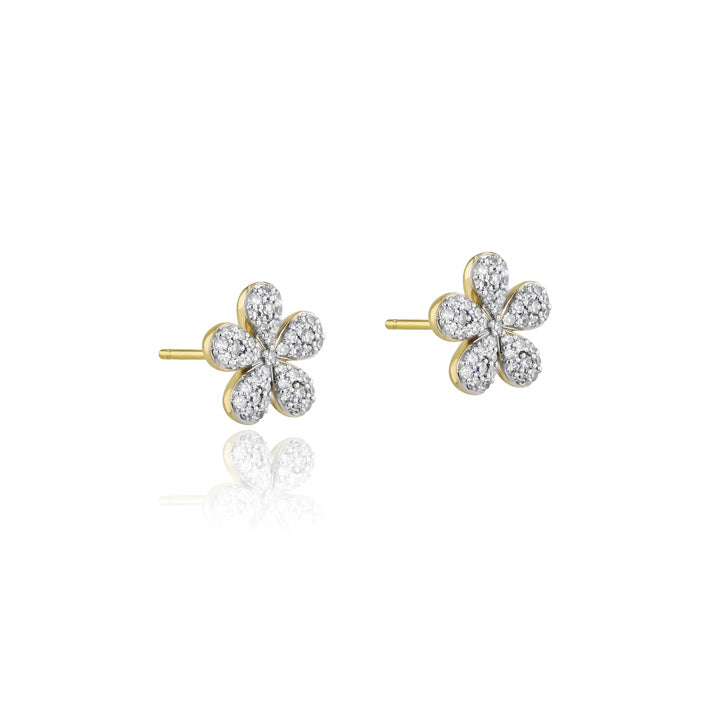 Phillips House 14K Yellow Gold Forget-Me-Not Petite Stud Earrings - E2601DY
