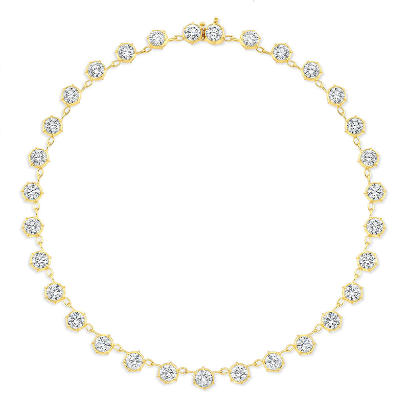 Rahaminov 18K Yellow Gold 18.20ctw Diamond 