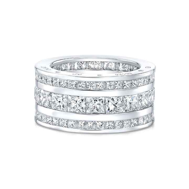 Robert Procop Platinum Diamond French Cut Masterpiece Eternity Ring - 55125