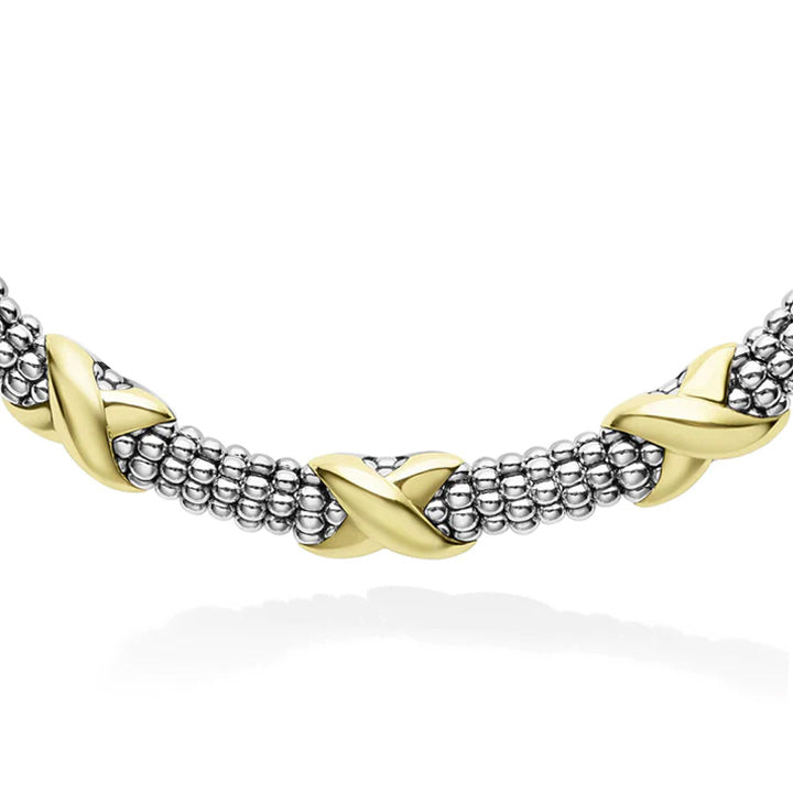 Lagos Embrace Five Station X Caviar Necklace - 04-81220-16