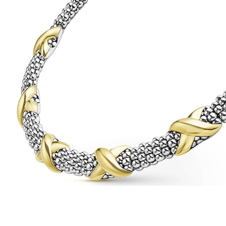 Lagos Embrace Five Station X Caviar Necklace - 04-81220-16