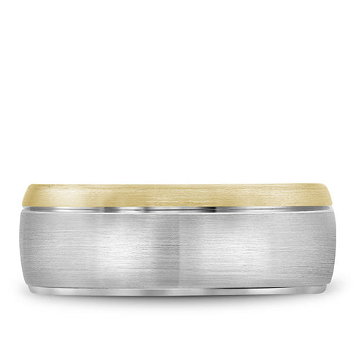 Bleu Royale 14k Two Tone Gold Men's Wedding Band - RYL-003WY85-M10