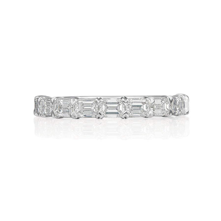 Moyer Collection 18k Gold 1.22ctw Emerald Cut Diamond Band- 073132