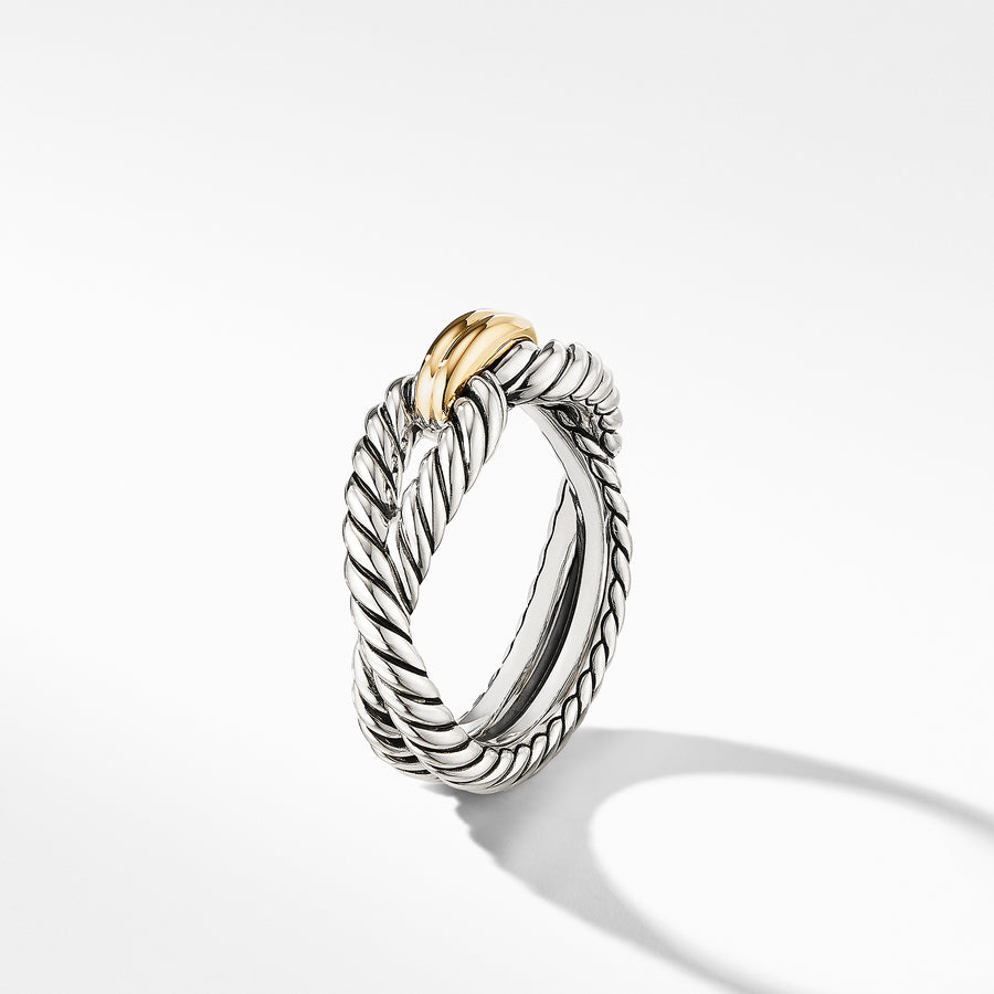 David Yurman Cable Loop Ring with 18K Gold - R14038S8
