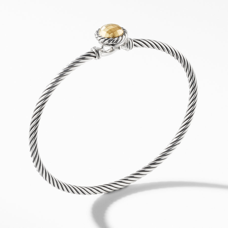 David Yurman Chatelaine Bracelet with Gold Dome and 18K Gold - B12609S8AGG
