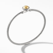 Sterling silver and 18-karat bonded yellow goldFaceted Gold Dome, 8mm, Bracelet, 3mm wideHook clasp