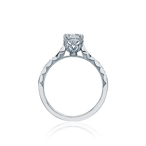 Tacori Platinum Sculpted Crescent Straight Engagement Ring - 57-2ov75x55