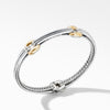 Sterling Silver with 18-karat Yellow Gold ���  ��� Bracelet, 11mm ��� Push clasp