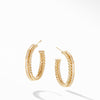 Pav? diamonds, 0.26 total carat weight,  ��� Earrings, 25mm