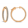 Set in 18K rose gold, the warm gold discs reflect the fire and brilliance of these 1.00ctw round shaped diamonds. Whether youre shopping for a gift for her or simply treating yourself, these earrings are a perfect staple for everyday wear!