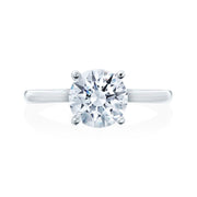 18KW 0.03ctw Diamond Solitaire Semi Mounting