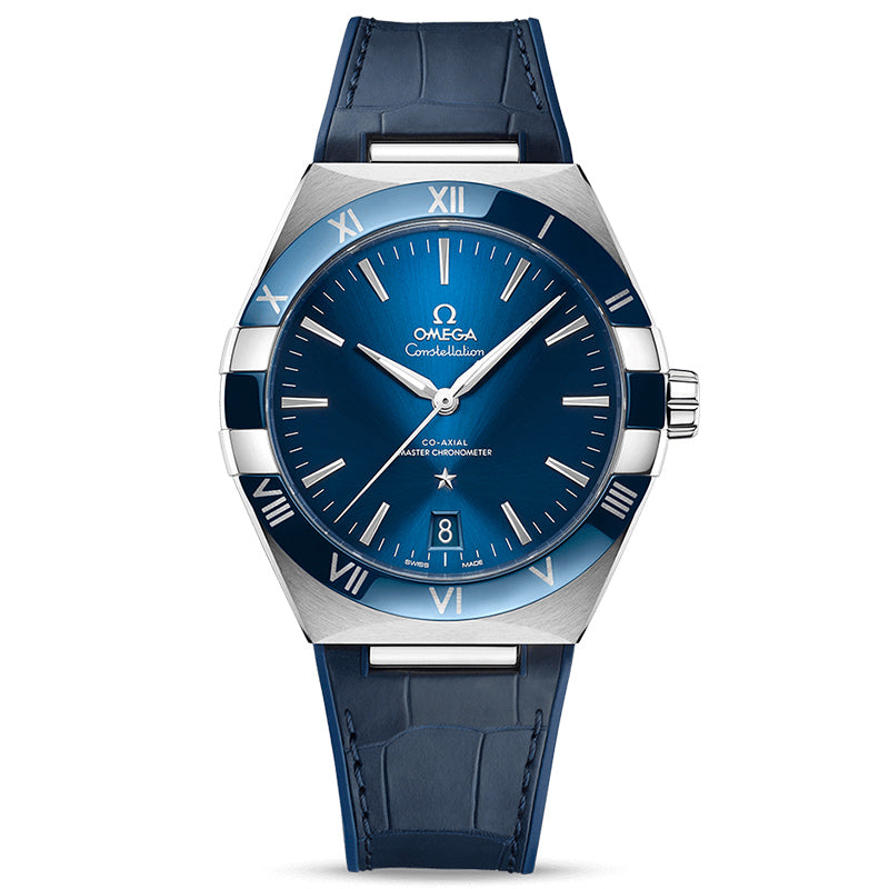 Omega Constellation Co-Axial Master Chronometer 41mm Steel on Leather Strap- 131.33.41.21.03.001