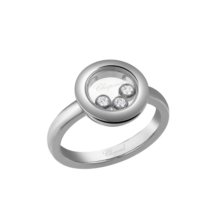 Chopard Good Happy Diamonds White Gold Diamond Ring  - 82A018-1000