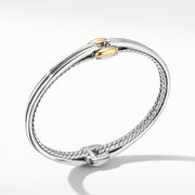 Sterling Silver with 18-karat Yellow Gold ���  ��� Bracelet, 11mm ��� Push clasp