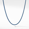 Box Chain Necklace in Blue