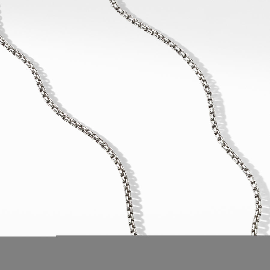 David Yurman Small Box Chain Necklace with Gold, 24