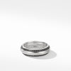 Beveled Band Ring in 18K White Gold with