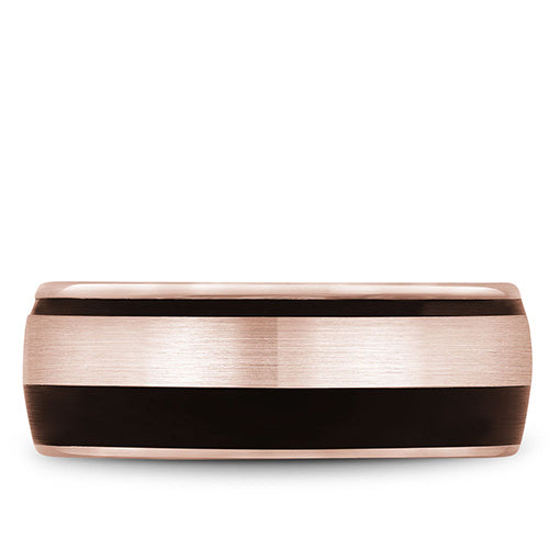 Bleu Royale 14k Rose Gold Men's Wedding Band - RYL-014RB85-M10