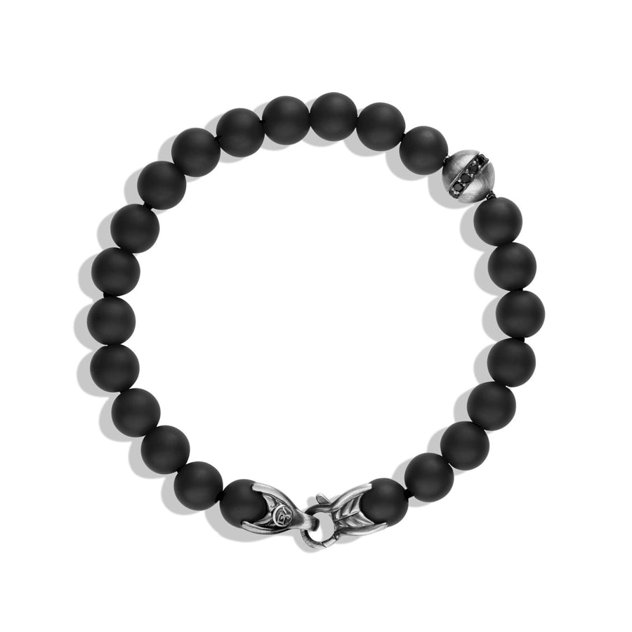 David Yurman Spiritual Beads Bracelet with Black Onyx and Black Diamonds - B05761MSSDBOBD-883932244496