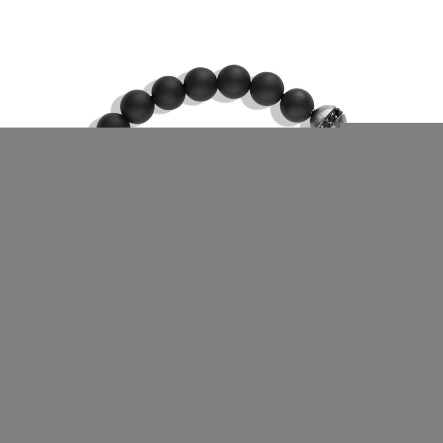 David Yurman Spiritual Beads Bracelet with Black Onyx and Black Diamonds - B05761MSSDBOBD-883932244496