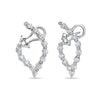 The Diamond Wishbone Delicate Hoop Earrings are a beautiful new design from Charles Krypell. They were created to perfectly flatter the face at all angles with large diamonds shining throughout.For the discerning collector who recognizes purity and quality, the Gold & Diamond Collection is the epitome of brilliance, elegance, and desirability in flawless diamond designs.Details:Material: 18k White GoldDiamonds: Approximately 3.00ctsClosure: Omega hinged back