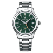 The Grand Seiko GMT watch celebrates ever-changing seasons.In Japan, each of the four seasons of the year is experienced in six phases and all have their own distinct characters. The subtle changes from one to the next bring the nature of time ever closer to our senses. The GMT watch celebrates one of the year's 24 seasonal phases or sekki.Shunbun. The spring equinox finally arrives and everyone senses that spring is truly in the air. The wild cherry trees in the mountains, long covered with fro