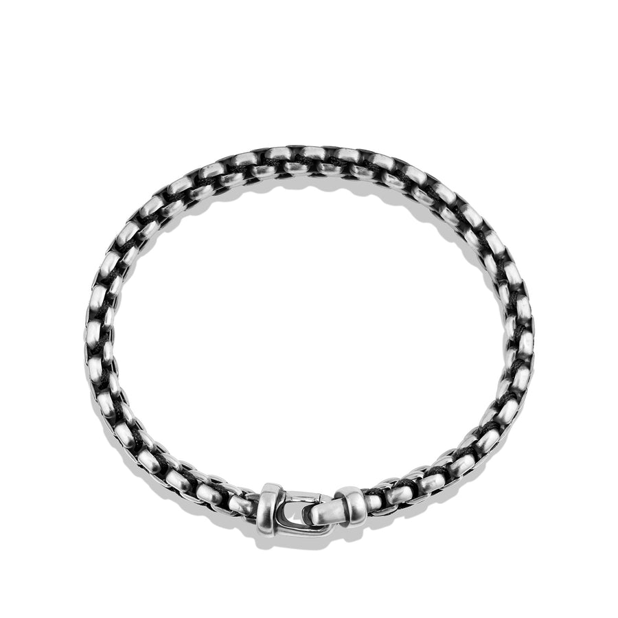 David Yurman Woven Box Chain Bracelet in Black - B15886MSSBK