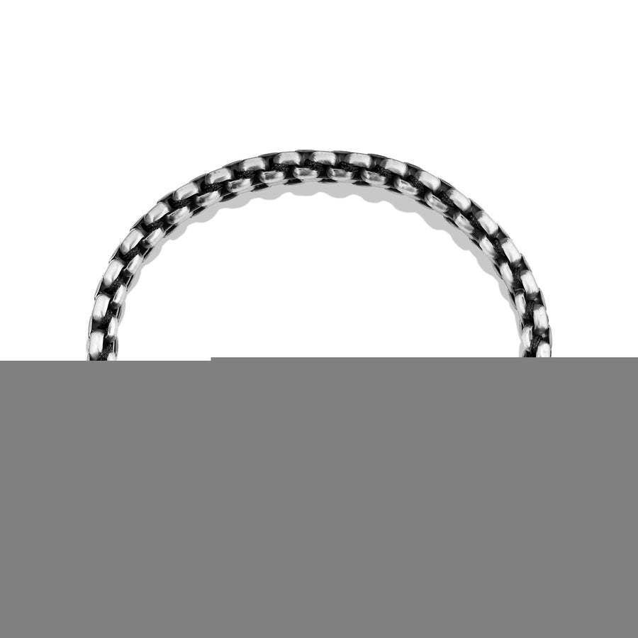 David Yurman Woven Box Chain Bracelet in Black - B15886MSSBK