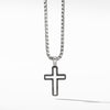 Sterling silverForged carbon, Pendant, 24mmPlease note: pendant only, chain sold separately